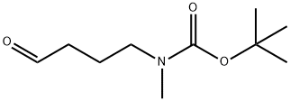 tert-butyl 3-formylpropylmethylcarbamate Struktur