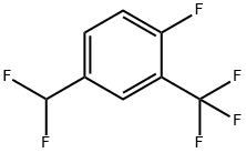 5-(Difluoromethyl)-2-fluorobenzotrifluoride Struktur