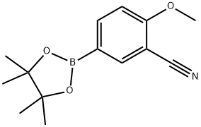 3-Cyano-4-methoxyphenylboronic acid pinacol ester, 1220219-22-6, 結(jié)構(gòu)式