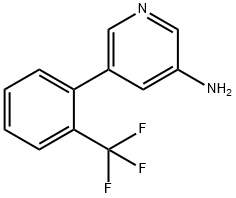 5-(2-(trifluoroMethyl)phenyl)pyridin-3-aMine