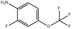 2-氟-4-(三氟甲氧基)苯胺 結(jié)構(gòu)式