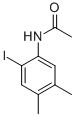 2-IODO-4,5-DIMETHYLACETANILIDE Struktur