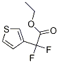 Ethyl2,2-difluoro-2-(thiophen-3-yl)acetate Struktur