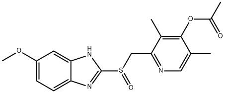 4-Acetyloxy Omeprazole
 Struktur