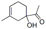 Ethanone, 1-(1-hydroxy-3-methyl-3-cyclohexen-1-yl)- (9CI) Struktur