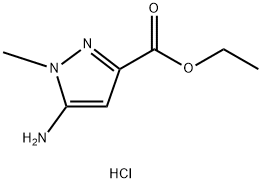ethyl 5-aMino-1-Methyl-1H-pyrazole-3-carboxylate hydrochloride Struktur