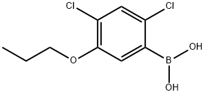 2,4-Dichloro-5-propoxyphenylboronic acid Structure