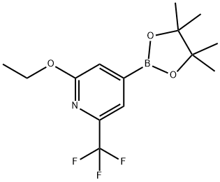 2-Ethoxy-4-(4,4,5,5-tetramethyl-1,3,2-dioxaborolan-2-yl)-6-(trifluoromethyl)pyridine
