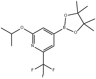 2-Isopropoxy-4-(4,4,5,5-tetramethyl-1,3,2-dioxaborolan-2-yl)-6-(trifluoromethyl)pyridine