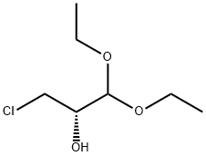 3-CHLORO-1,1-DIETHOXY-PROPAN-2-OL Struktur