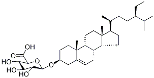 -Sitosterol--D-glucuronide Struktur