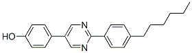 2-(4-Hexylphenyl)-5-(4-hydroxyphenyl)-pyrimidine Struktur