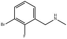 1-BroMo-2-fluoro-3-(MethylaMinoMethyl)benzene 結(jié)構(gòu)式