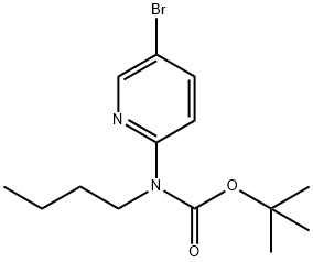 2-(N-BOC-N-丁基氨基)-5-溴吡啶, 1291487-21-2, 結(jié)構(gòu)式