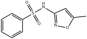 N-(5-methyl-3-isoxazolyl)benzenesulfonamide 結構式