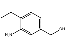Benzenemethanol, 3-amino-4-(1-methylethyl)- (9CI) Struktur