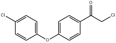4-(4-氯苯氧基)-2′-氯苯乙酮 結(jié)構(gòu)式