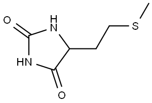 5-[2-(甲硫基)乙基]海因 結(jié)構(gòu)式