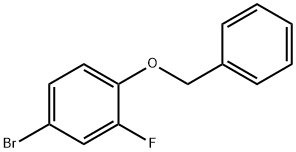 4-BENZYLOXY-3-FLUORO-BROMOBENZENE Struktur