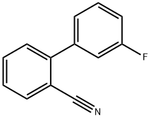 2-(3-Fluorophenyl)benzonitrile Struktur