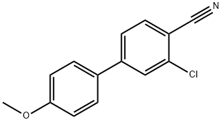 2-Chloro-4-(4-Methoxyphenyl)benzonitrile Struktur