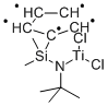 DIMETHYLSILYL (T-BUTYLAMIDO)(CYCLOPENTADIENYL) TITANIUM DICHLORIDE Structure