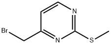 4-BROMOMETHYL-2-METHYLTHIOPYRIMIDINE Structure