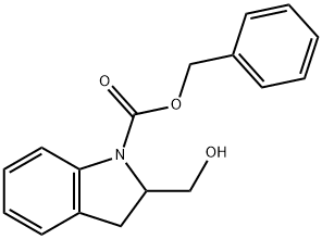 BENZYL 2-(HYDROXYMETHYL)-1-INDOLINECARBOXYLATE Struktur