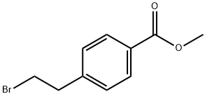 4-(2-溴乙基)苯甲酸甲酯 結(jié)構(gòu)式