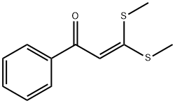 3,3-BIS-METHYLSULFANYL-1-PHENYL-PROPENONE Struktur