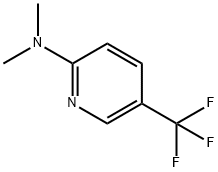 Dimethyl-(5-trifluoromethyl-pyridin-2-yl)-amine Struktur