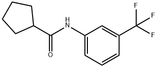 3'-TRIFLUOROMETHYLCYCLOPENTANECARBOXANILIDE Struktur