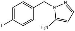 1-(4-fluorobenzyl)-1H-pyrazol-5-amine Struktur