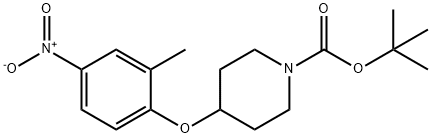 1N-BOC 4-(2'-METHYL-4'-NITROPHENOXY) PIPERIDINE price.