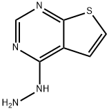 4-HYDRAZINOTHIENO[2,3-D]PYRIMIDINE 結(jié)構(gòu)式