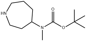 tert-Butyl methyl(azepan-4-yl)carbamate, 1408075-96-6, 結(jié)構(gòu)式