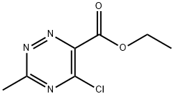 ETHYL 5-CHLORO-3-METHYL-1,2,4-TRIAZINE-6-CARBOXYLATE Struktur