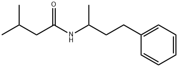 N-(1-甲基-3-苯丙基)異戊酰胺 結(jié)構(gòu)式