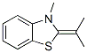 Benzothiazoline, 2-isopropylidene-3-methyl- Struktur