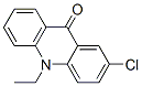 9(10H)-Acridinone,  2-chloro-10-ethyl- Struktur