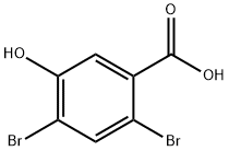 2,4-二溴-5-羥基苯甲酸 結(jié)構(gòu)式