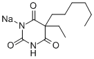 Hexethal Sodium Struktur