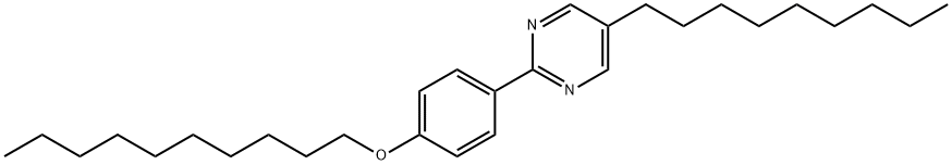 2-[4-(Decyloxy)-phenyl]-5-nonylpyrimidine Struktur