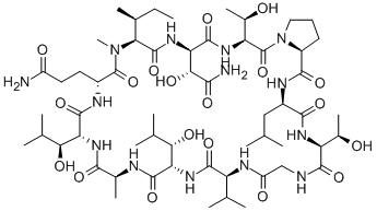 LAXAPHYCIN B Struktur