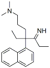 N,N-ジメチル-4-エチル-5-イミノ-4-(1-ナフチル)-1-ヘプタンアミン 化學(xué)構(gòu)造式