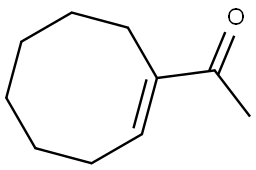 Ethanone, 1-(1-cycloocten-1-yl)-, [S-(Z)]- (9CI) Struktur