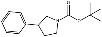 1-BOC-3-PHENYL-PYRROLIDINE Struktur