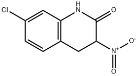 7-CHLORO-3-NITRO-3,4-DIHYDRO-1H-QUINOLIN-2-ONE Struktur