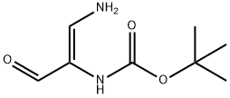 Carbamic acid, (2-amino-1-formylethenyl)-, 1,1-dimethylethyl ester, (Z)- (9CI) Struktur