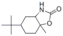 2(3H)-Benzoxazolone,5-(1,1-dimethylethyl)hexahydro-7a-methyl-, Struktur
